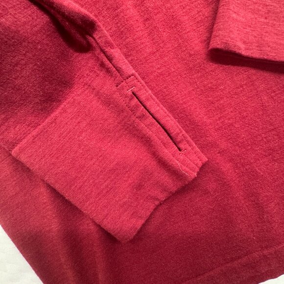 Foresthill Ascent Seamless Turtleneck in Antique Burgundy - Picture 8 of 8